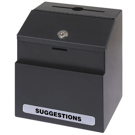 safco steel drop box|safco suggestion boxes.